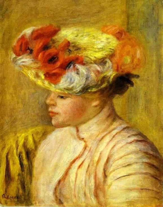 young woman wearing a hat with flowers_ (jeune femme au chapeau de fleurs.jpg